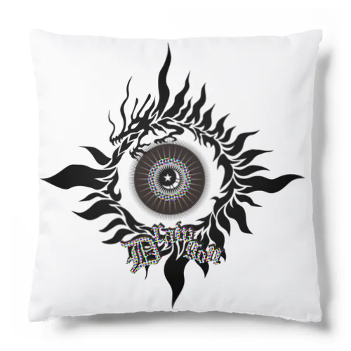 Ouroboros Black Cushion