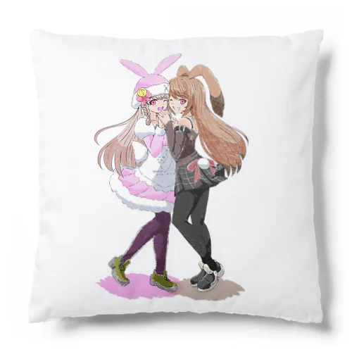 トゥーンベリーズ「ウイッシュピース」と「アイドリングベリー」ヒトバージョン Cushion