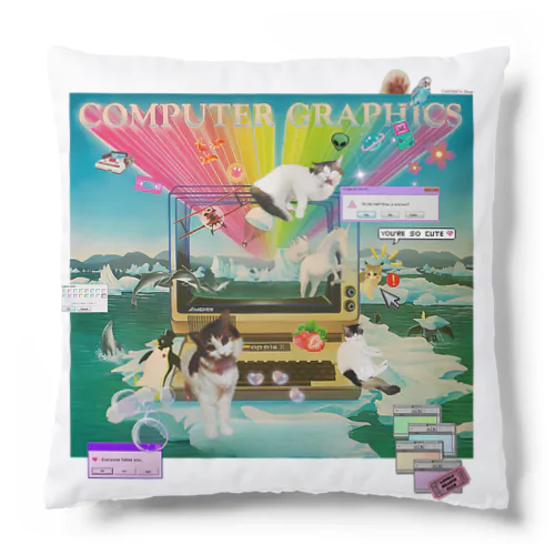 #Computer graphics 2023 クッション