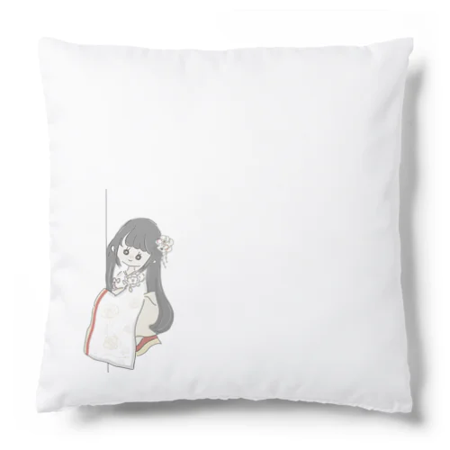 そっとじーこ（白無垢） Cushion