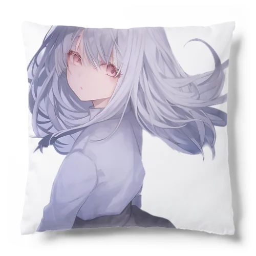 白髪の少女 Cushion