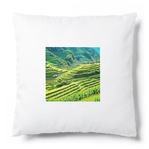 日本の原風景　棚田 Cushion