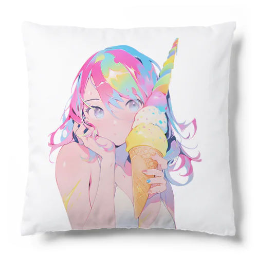 暑い夏はアイスだ004 Cushion