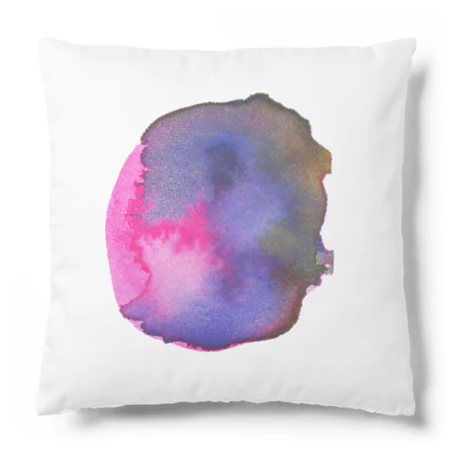 水彩ペイント・紫の宝石 Cushion