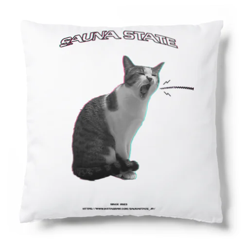  SAUNASTATE猫クッション Cushion