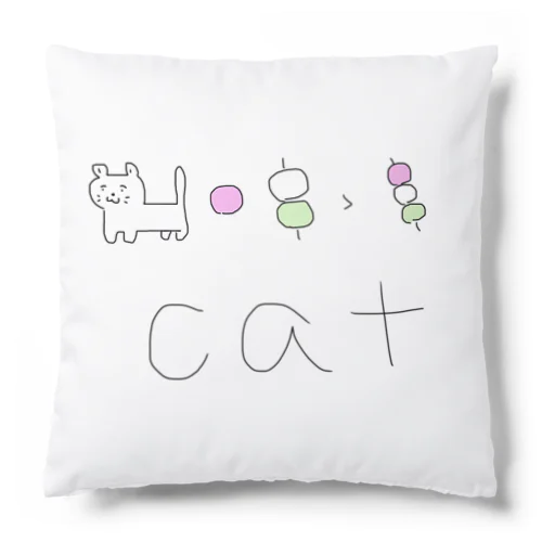 絵で学ぶcat クッション