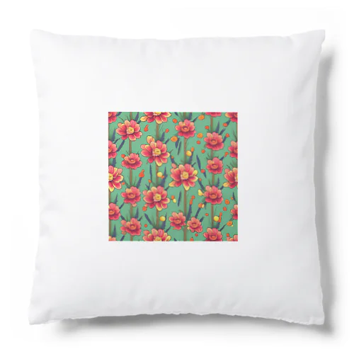 思わずウットリ！花のシームレスパターン Cushion