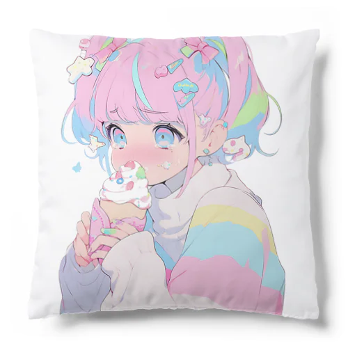 暑い夏はアイスだ014 Cushion