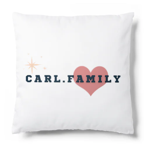 ［Carl,Family］ロゴ③〈ハート〉 Cushion