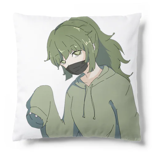 気だるげパーカーガール Cushion