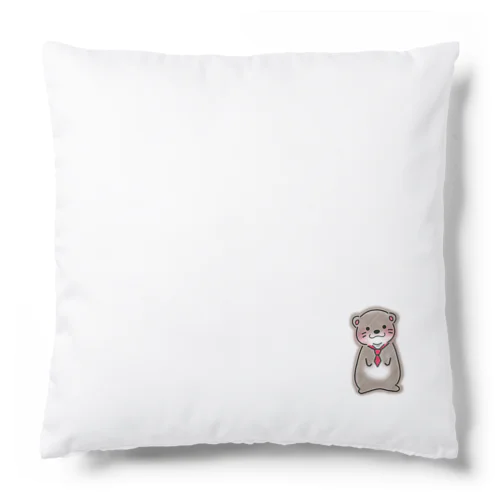 会社員の河中さん（カワウソ） Cushion