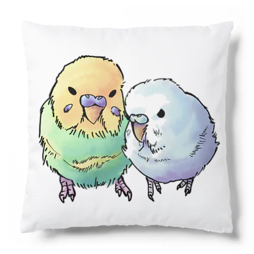 ひーちゃんとはく新イラストアイテム“ロゴ無し” Cushion