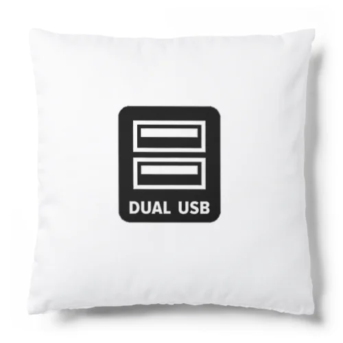 DUAL USB Ver.BLACK Cushion