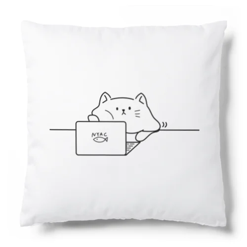 猫のもっち　火水木がだるいのよ Cushion