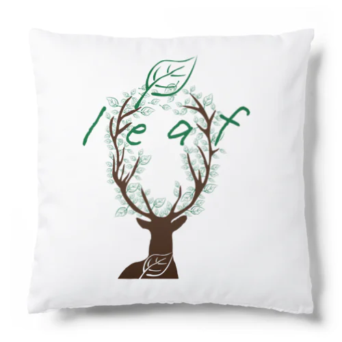 鹿leaf Cushion