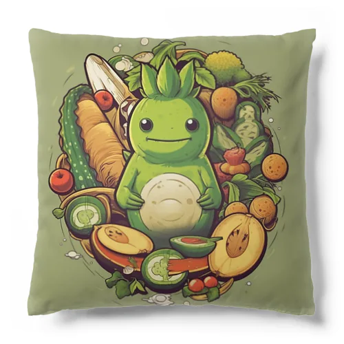 Kappa's Cucumber Cuisine2 Cushion