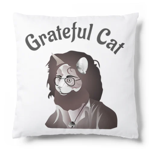 Grateful Cat h.t. クッション