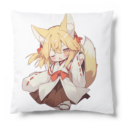 ミコン (Mikon) ver.5　狐の神様、きつね、キツネ Cushion