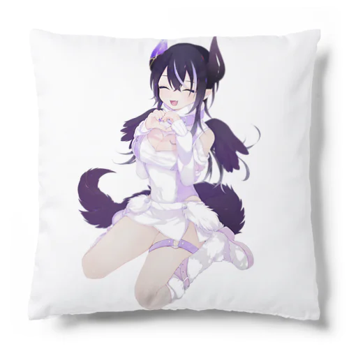 よるの姿💜笑顔 Cushion