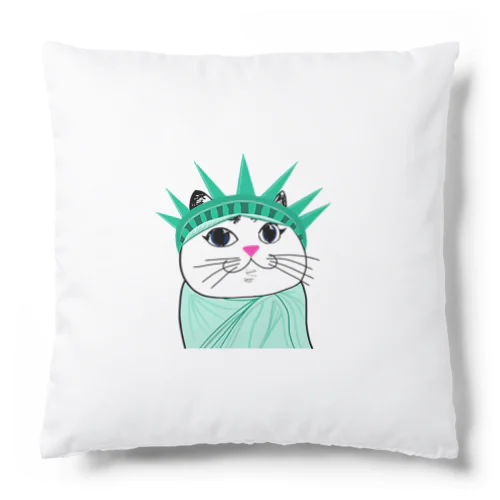 自由のモチ猫ちゃん Cushion