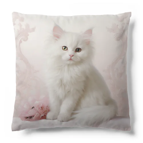 フェアリーホワイトキャット Cushion