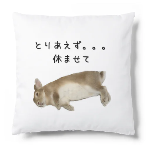 うさぎさんの休息 Cushion