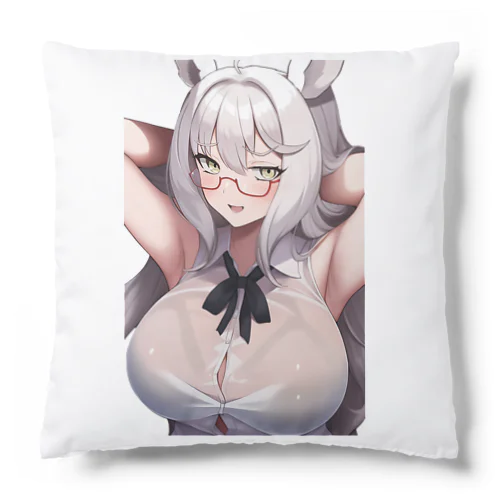 白シャツあねき Cushion