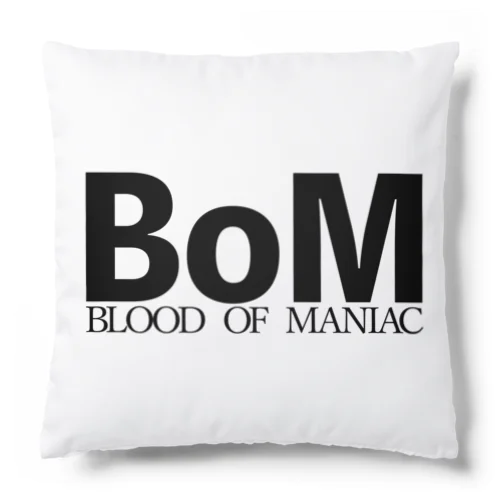 BoM＜Blood of Maniac＞ BLACKLOGO クッション  クッション