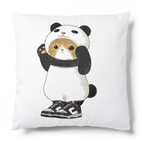 PANDA CAT B　スニーカーを履いた猫のブランド Cushion