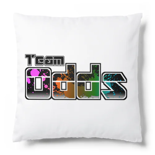 TeamOdds ブラックロゴマーク 缶バッジ＆クッション Cushion