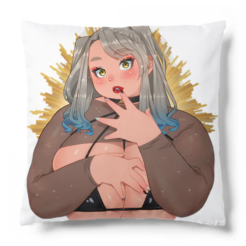 ぽっちゃり黒ギャルクッション Cushion