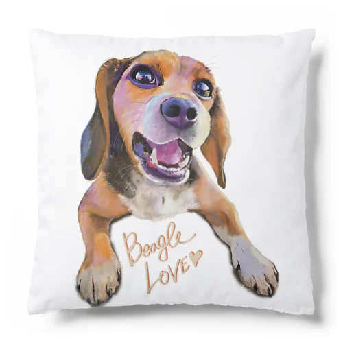 ビーグル犬LOVE Cushion