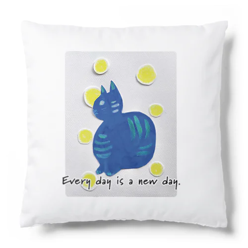 Cat blue  Cushion