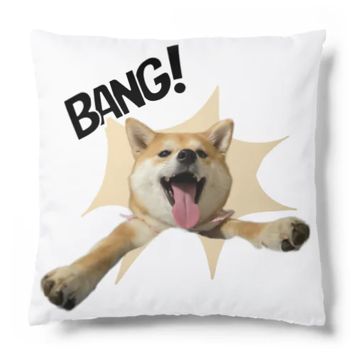 飛び出す柴犬 Cushion