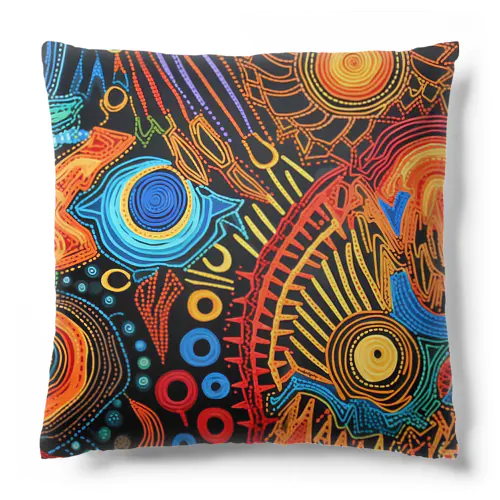 Psychede Calico #1 Cushion