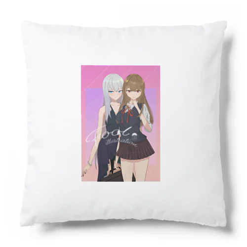 可愛い姉妹のキャラクター Cushion