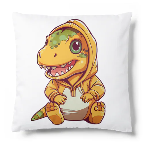 パーカーを着たティラノサウルス Cushion