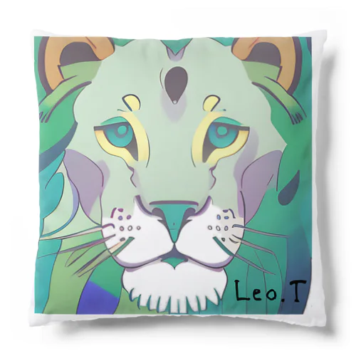 ライオンアート　Leo.T Cushion