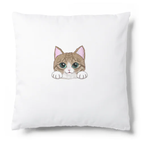 猫舌屋の看板猫さん（顔アップ） Cushion