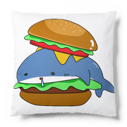 サメチーズバーガー Cushion