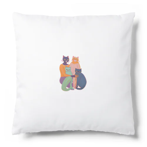 猫の家族 Cushion