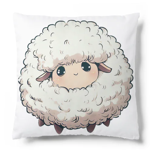 fluffy sheep 02 クッション