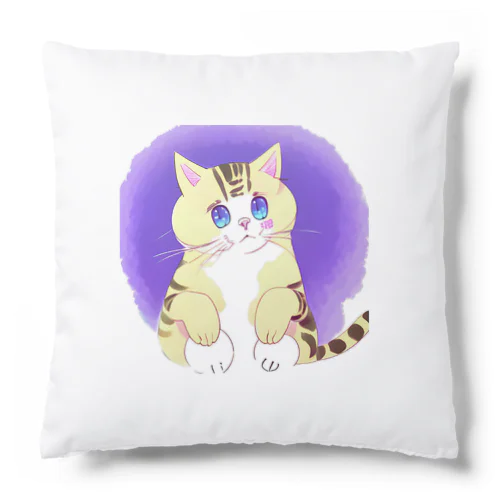 うるうる瞳の可愛いシマシマ猫 Cushion