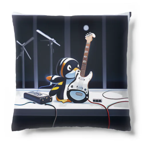 ギターとペンギン Cushion