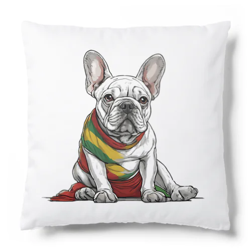 Frenchie-Rasta Dogg Cushion