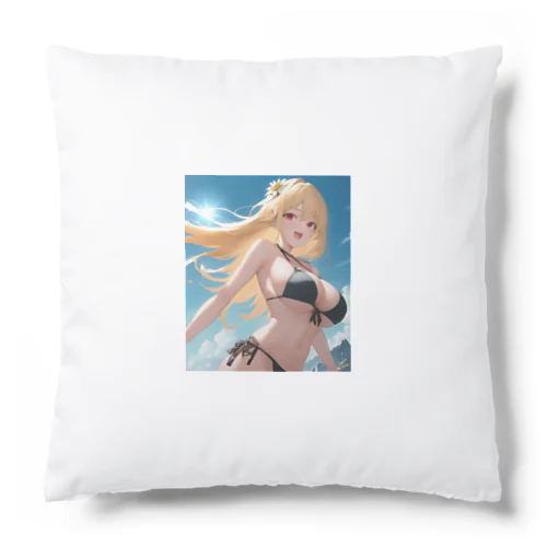 金髪黒ビキニちゃん Cushion