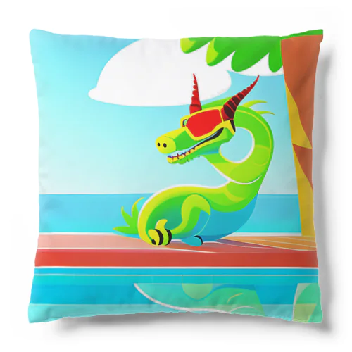 休暇中のドラゴン Cushion