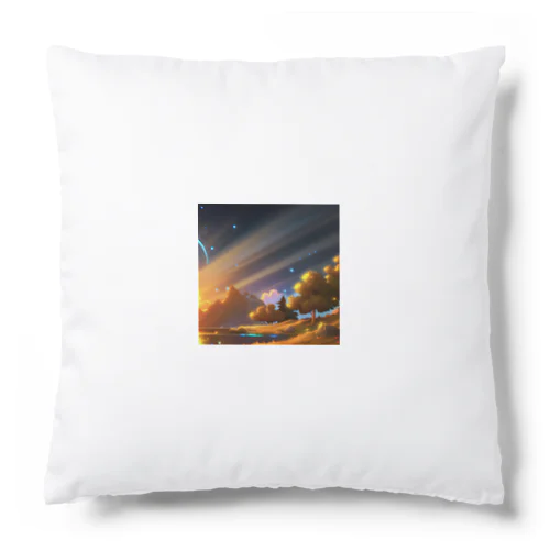 幻想的な星空のイラストグッズ Cushion