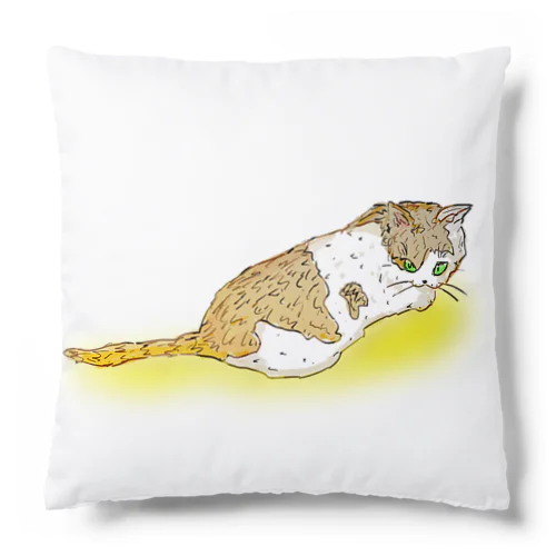 長し目ねこちゃん。 Cushion