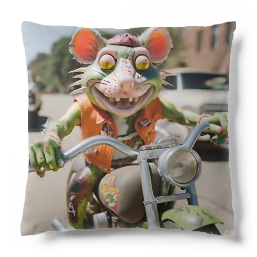 バイクに乗ったラットフィンク Cushion